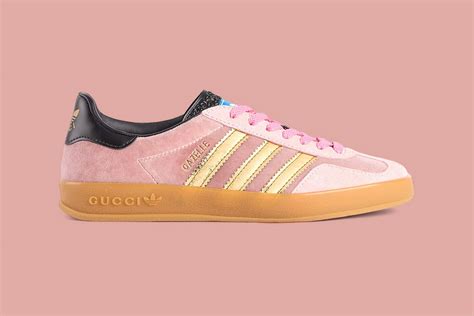 adidas gucci gazelle pink gold